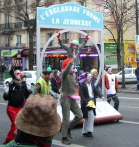 Dans la manifestation du 7 février 2006. Photo Robi Morder / Cité des mémoires étudiantes