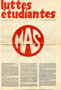 LUTTES ETUDIANTES N° 1 1976
