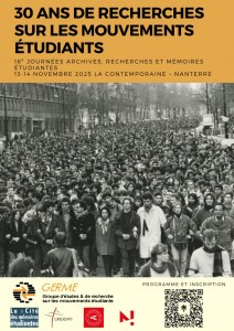 16 JARME : 30 ANS DU GERME @ La Contemporaine